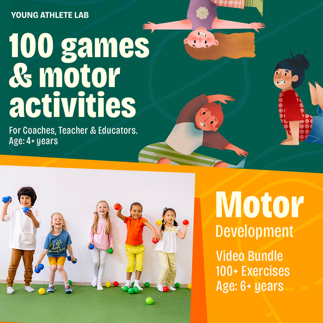 eBook 100 games and motor activities - Video bundle 100+ EX. Motor development