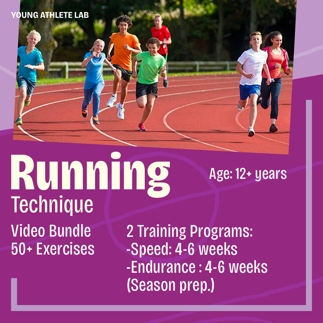 Video bundle 50+ Ex. Running Technique + Speed & Endurance Programs