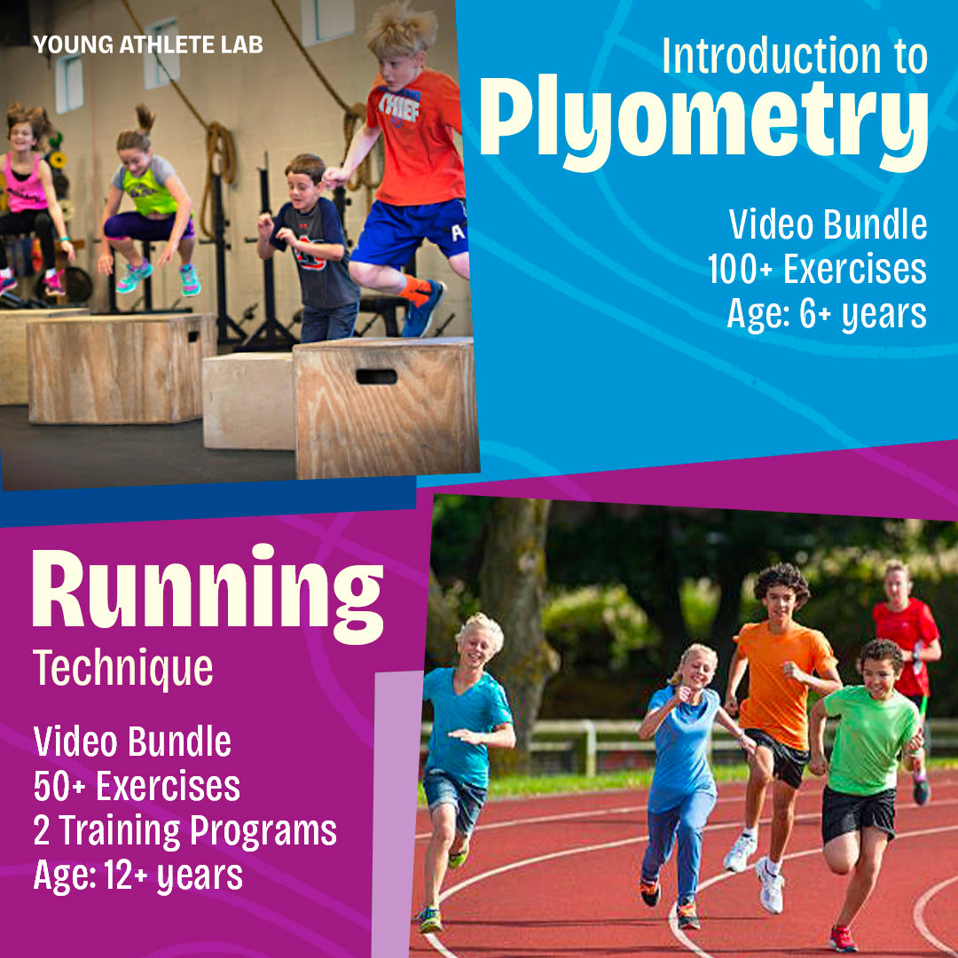Video bundle 100+ Ex. Introduction to plyometry - 50+ Ex. Running Technique + Speed & Endurance Programs