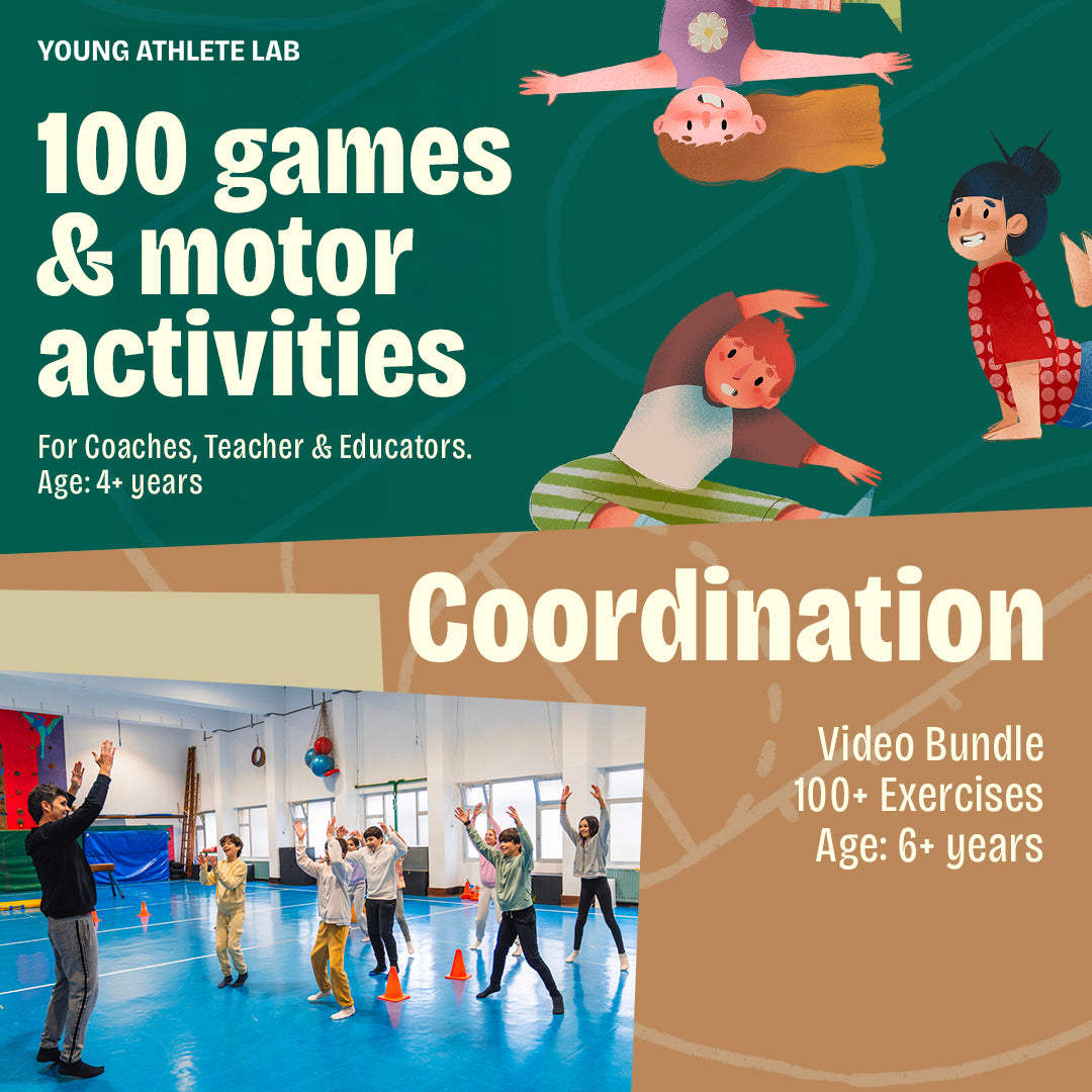 eBook 100 games and motor activities - Video Bundle 100+ Ex. Coordination
